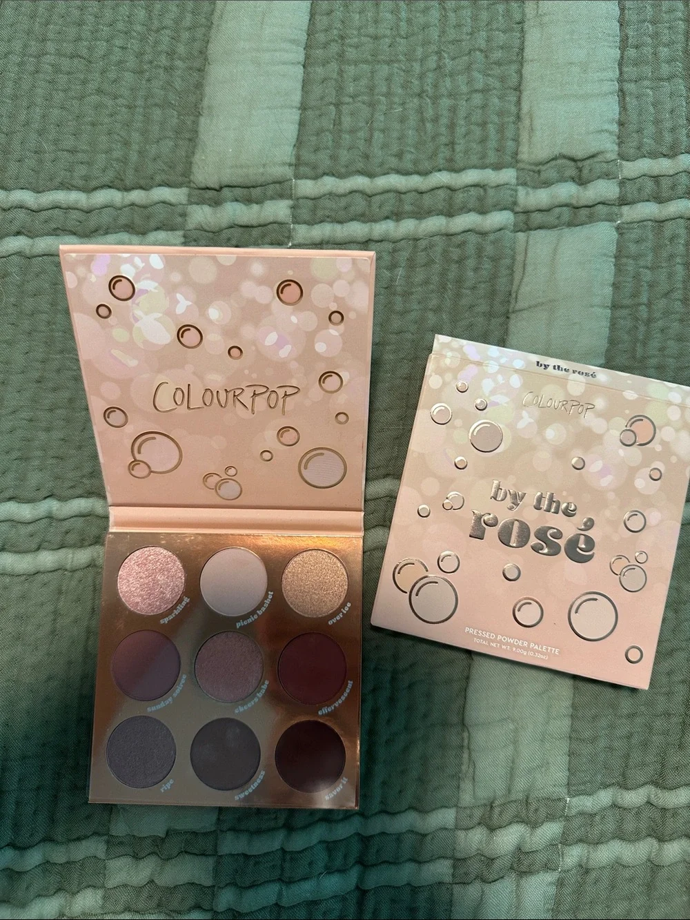 ColourPop By The Rosé Eyeshadow Palette — rose, mauve, bronze, pink